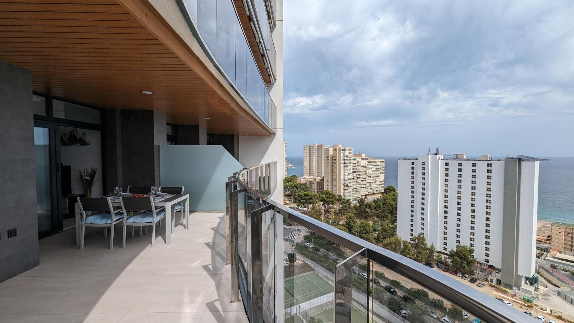 Sunset Waves Sea View Apartments Benidorm Exteriör bild